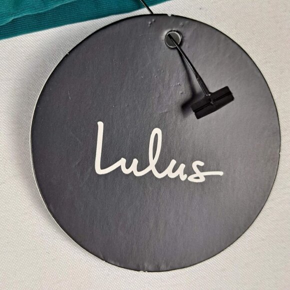 Lulu's size Small Green Scoop Neck Bikini Swim Top NWT - Picture 9 of 11